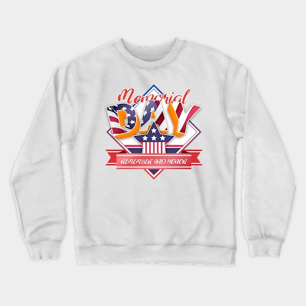 memorial day Crewneck Sweatshirt by The Pharaohs